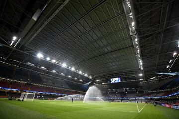 El entrenamiento de la Juventus en el Millennium Stadium