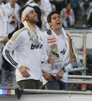 Kaká consiguió con el Real Madrid la Liga del 2012.