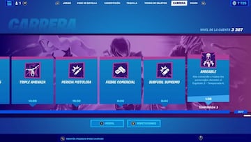 Podemos consultar qu&eacute; Logros/Legados hemos desbloqueado en la pesta&ntilde;a Carrera