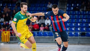 Resumen, resultado y ganador del partido de la jornada 24 de fútbol sala: Jaén FS - Barça 