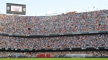 Mestalla, lleno.