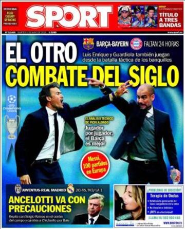 Portadas de la prensa deportiva