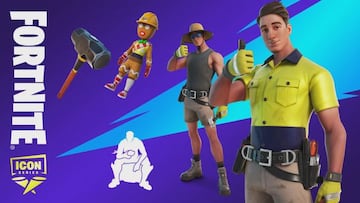 Imagen oficial del lote de objetos de Lazarbeam en Fortnite