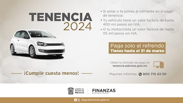 Pago de refrendo y tenencia Edomex 2024: fecha límite, costo y requisitos