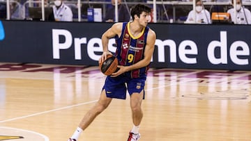 Leandro Bolmaro of Fc Barcelona during the Liga Endesa ACB match between Fc Barcelona and Club Joventut Badalona at Palau Blaugrana on December 20, 2020 in Barcelona, Spain.
AFP7
20/12/2020 ONLY FOR USE IN SPAIN