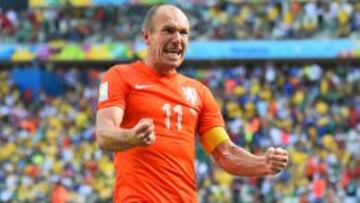 Robben se perfila como mejor jugador del Mundial de Brasil