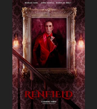 Nicolas Cage es Drácula en el primer póster de Renfield, la gran película de vampiros de 2023