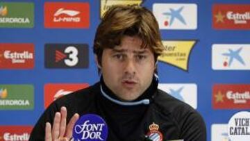 <b>CONCISO. </b>Pochettino desea lo mejor a Tamudo... desde el domingo.