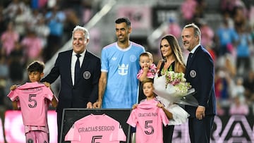 Inter Miami rinde emotivo homenaje a Sergio Busquets