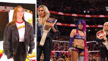 Ronda Rousey llega al ring de la WWE y la gente enloquece