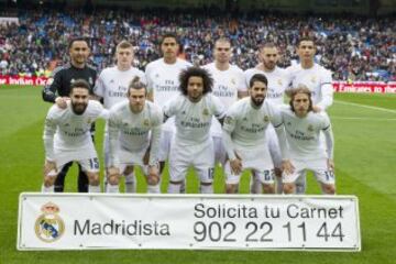 Once inicial del Real Madrid 