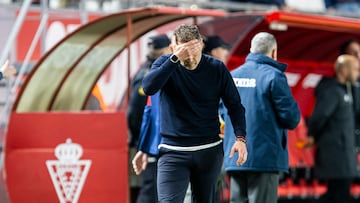 Curro Torres, ante la SD Tarazona.