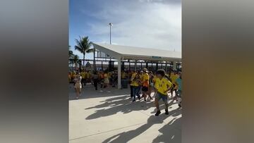 Mayhem at Hard Rock Stadium as Colombian fans breach the gates at the Copa América final