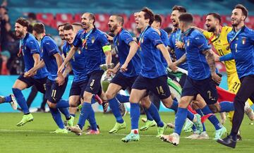  La selección de Italia campeona de Europa.