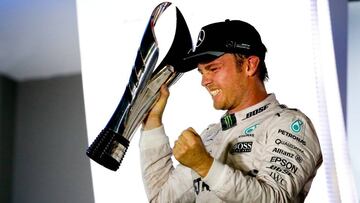 Nico Rosberg durante el GP Singapur 2016.