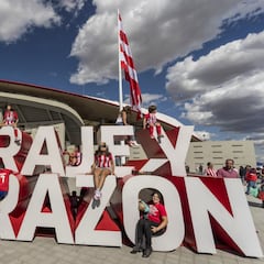 La fiesta atlética en el estreno del Wanda Metropolitano