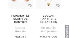 La metedura de pata de Cartier: pone a la venta unos pendientes de diamantes por 13 euros y costaban 13.000