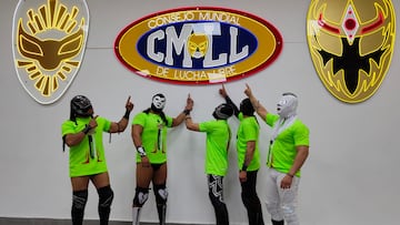 Estos son los integrantes de la escuela lagunera del CMLL.