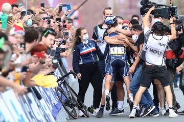 Julian Alaphilippe, campeón del mundo por segunda vez consecutiva.