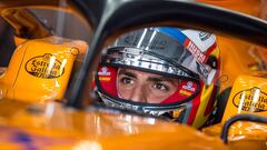 Carlos Sainz durante el GP de Alemania de 2019.