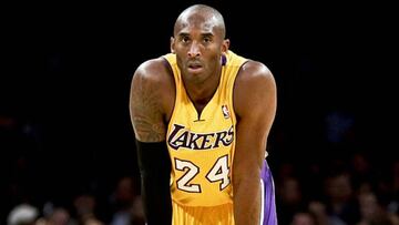 Kobe Bryant en un partido con los Ángeles Lakers.