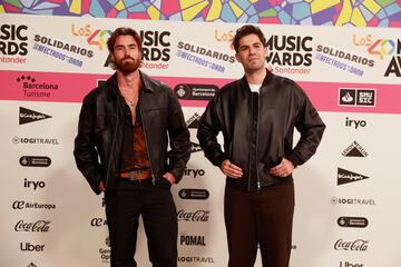 Lemot, posando en el photocall de Los40 Music Awards.