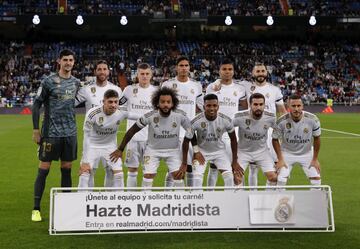 Equipo del Real Madrid.