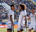 El alivio del gran fichaje albo: así marcó su primer gol en Chile