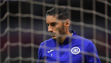    Jose de Jesus Corona of Cruz Azul during the game Cruz Azul vs Pumas UNAM, corresponding to Round 11 of the Torneo Clausura 2023 of the Liga BBVA MX, at Azteca Stadium, on March 11, 2023.

<br><br>

Jose de Jesus Corona de Cruz Azul durante el partido Cruz Azul vs Pumas UNAM, Correspondiente a la Jornada 11 del Torneo Clausura 2023 de la Liga BBVA MX, en el Estadio Azteca, el 11 de Marzo de 2023.