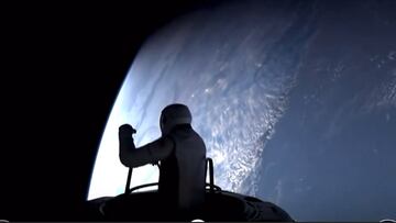 Las impactantes imágenes de la primera excursión espacial privada