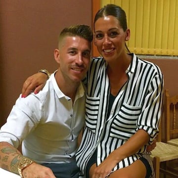 Sergio Ramos también tiene una hermana: Miriam Ramos, con la que aparece en la imagen.