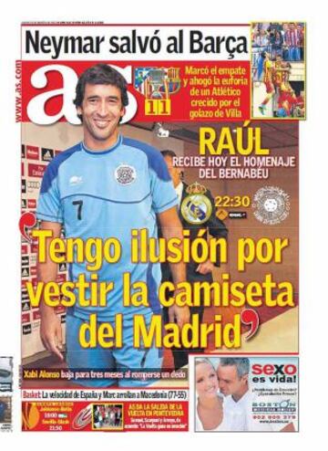 Las portadas de AS de agosto