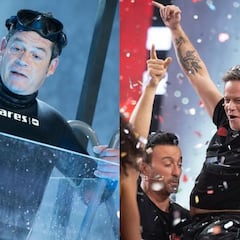 Jorge Sanz pulveriza el récord de apnea de Pilar Rubio delante de ella