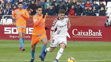 Rey Manaj pone al Albacete en puestos de ascenso directo a Primera Divisi¨®n