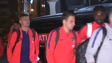 El Atlético de Madrid ya está concentrado para el derbi