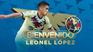 Am&eacute;rica anuncia a Leonel L&oacute;pez como su &uacute;ltimo refuerzo