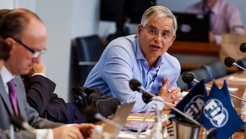 Carmelo Sanz de Barros, durante el Consejo Mundial de la FIA de junio de 2022.