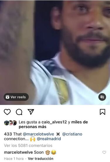 Marcelo dispara los rumores sobre Cristiano: "Pronto..."