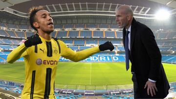 Zidane pide frenar el fichaje de Aubameyang