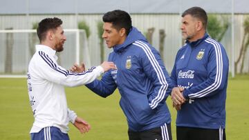 Argentina ya entrena en Rusia; Enzo Pérez se sumó al grupo
