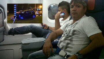 El padre de Agüero en contra del taxista tras el accidente
