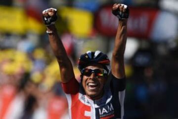 Pantano: sinónimo de trabajo y felicidad colombiana en el Tour