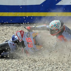 Márquez aún es el que más se cae