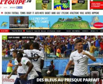 Portadas de la prensa extranjera