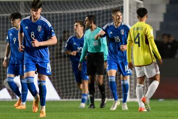 Con goles de Casadei, Baldanzi y Esposito, el equipo europeo se impuso 3-1 y clasificó a las semifinales de la Copa del Mundo.