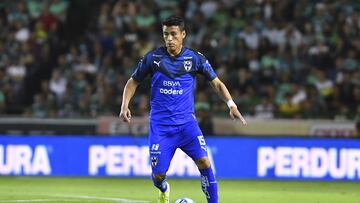 Héctor Moreno en un partido con Monterrey.