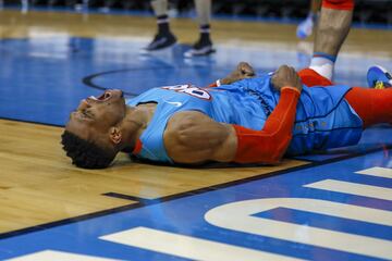Tras dos a?os promediando triple doble durante la temporada regular de la NBA, Westbrook ha seguido incrementando su masa muscular a?adiendo una velocidad de arranque imparable para sus defensores