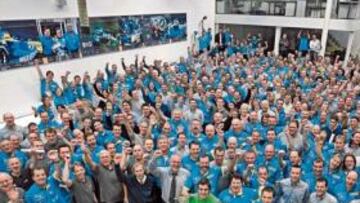 <b>DISTINTOS COLORES, MISMO ESPÍRITU. </b>La moral de la tropa de Renault está ahora mismo por las nubes ante la llegada del hombre con el que ganaron sus dos títulos.