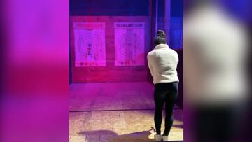 Es un prodigio de la naturaleza: atentos a Simone Biles con un hacha...