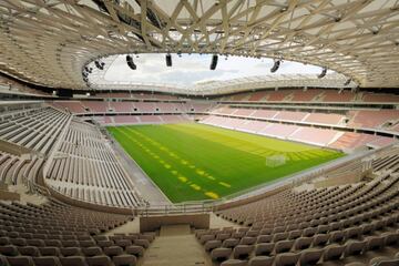 En este estadio se disputarán cuatro de fase de grupos,
uno de octavos y el partido del tercer lugar. 